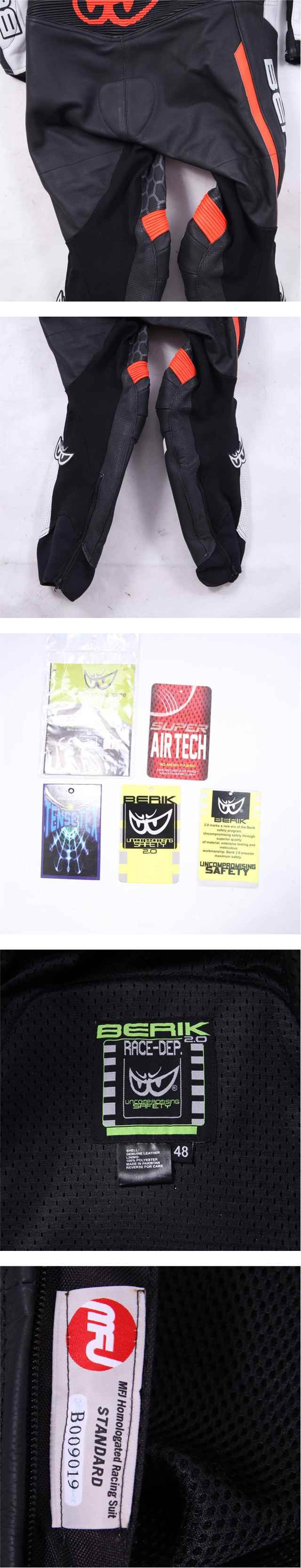 MFJ公認 ツナギ 本革 レーシングスーツ ベリック2.0 正規品 定価20万円 MFJ公認 ツナギ 本革 レーシングスーツ ベリック2.0 正規品 定価20万円